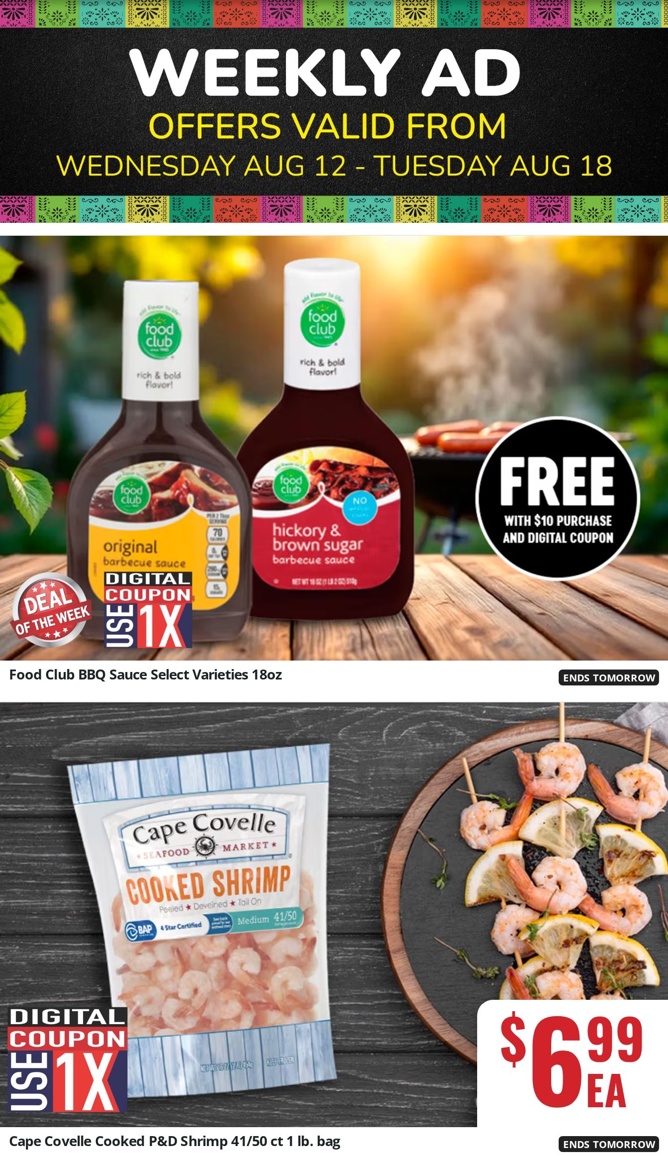 Fiesta Foods Weekly Ad August 12 - 18, 2026