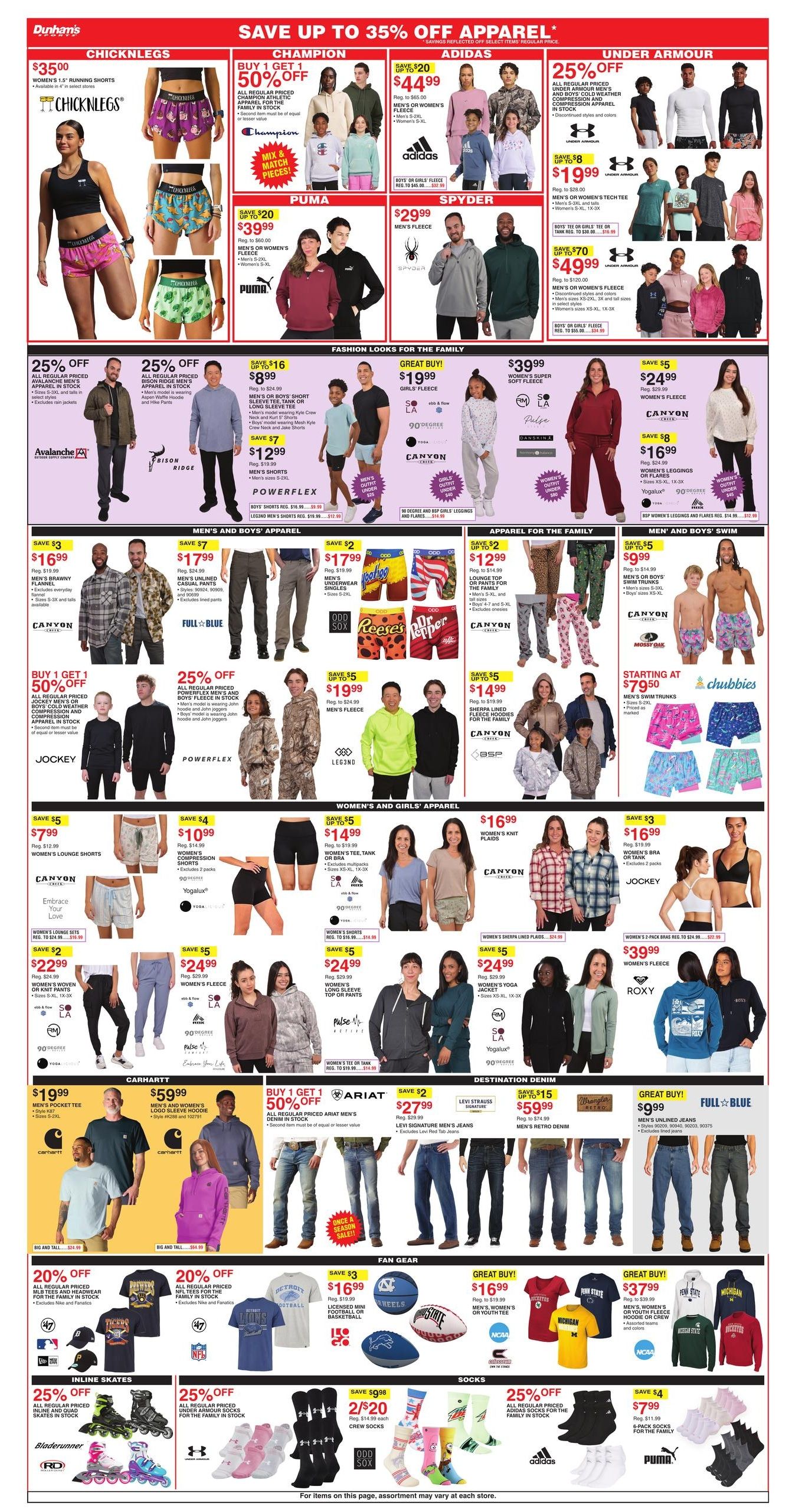 Dunham's Sports (Erie Area, PA) Weekly Ad August 15 - 20, 2026