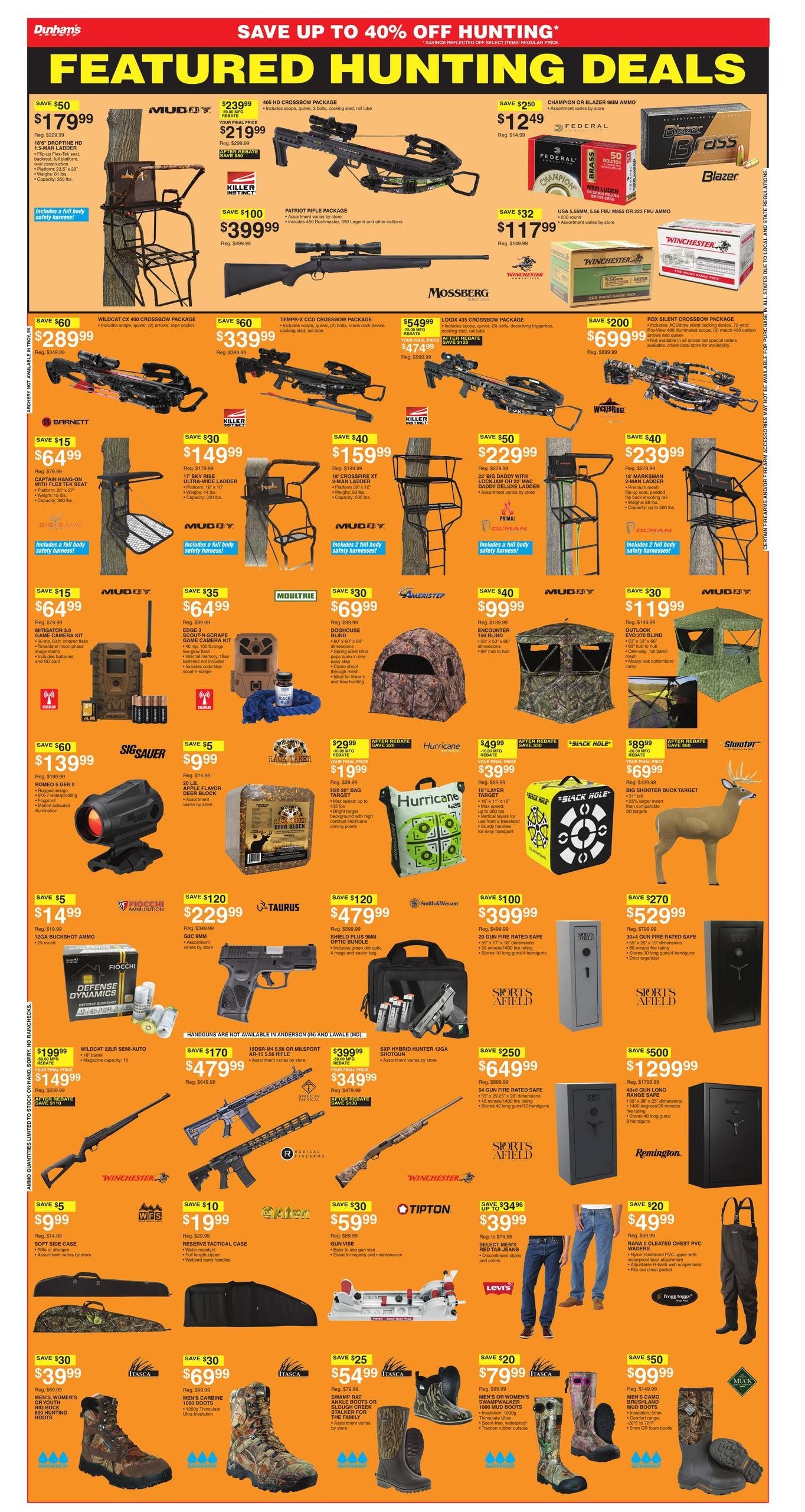 Dunham's Sports (Barlow Area, OH) Weekly Ad August 15 - 20, 2026
