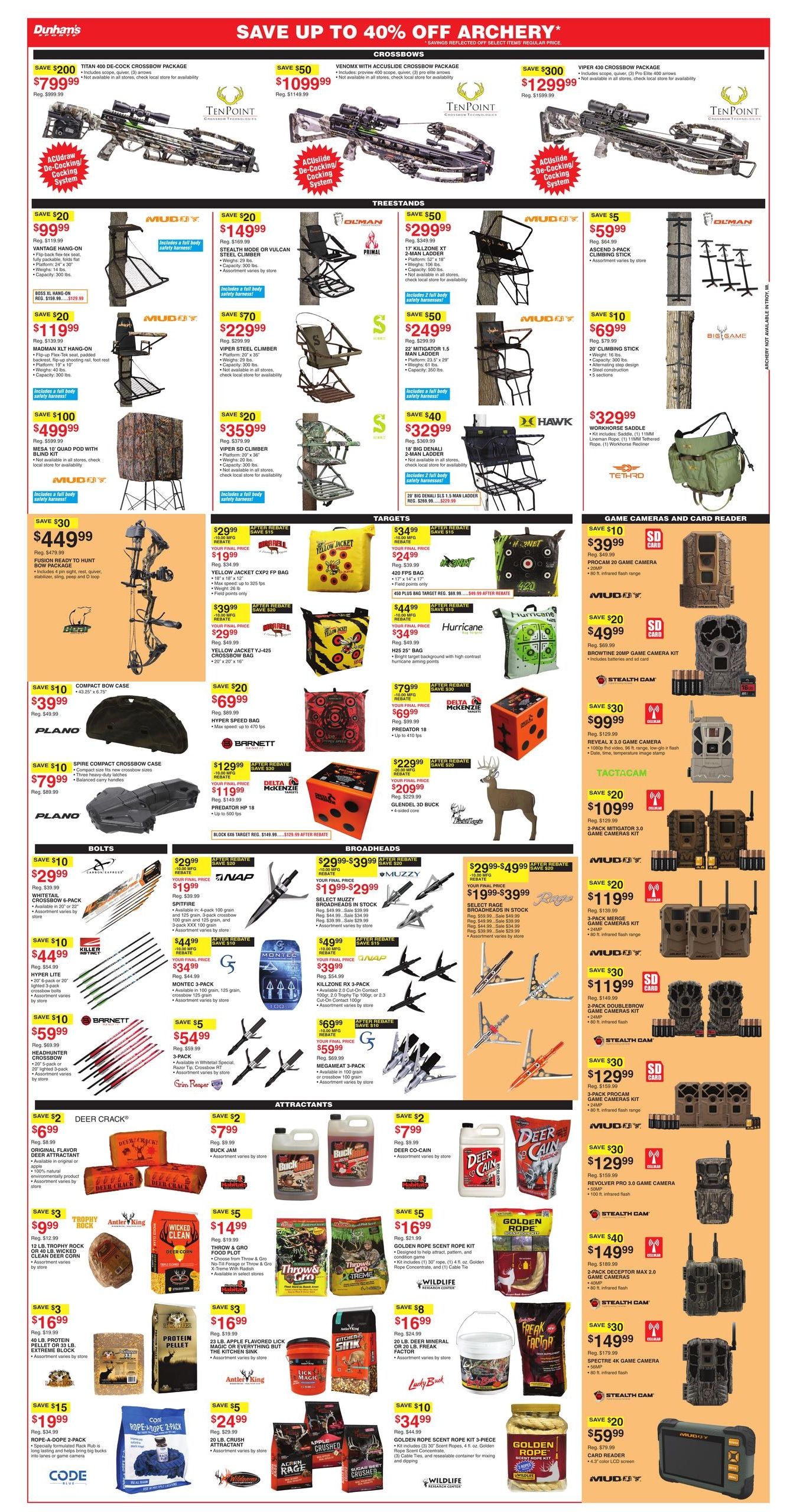 Dunham's Sports (Kearney Area, NE) Weekly Ad August 15 - 20, 2026