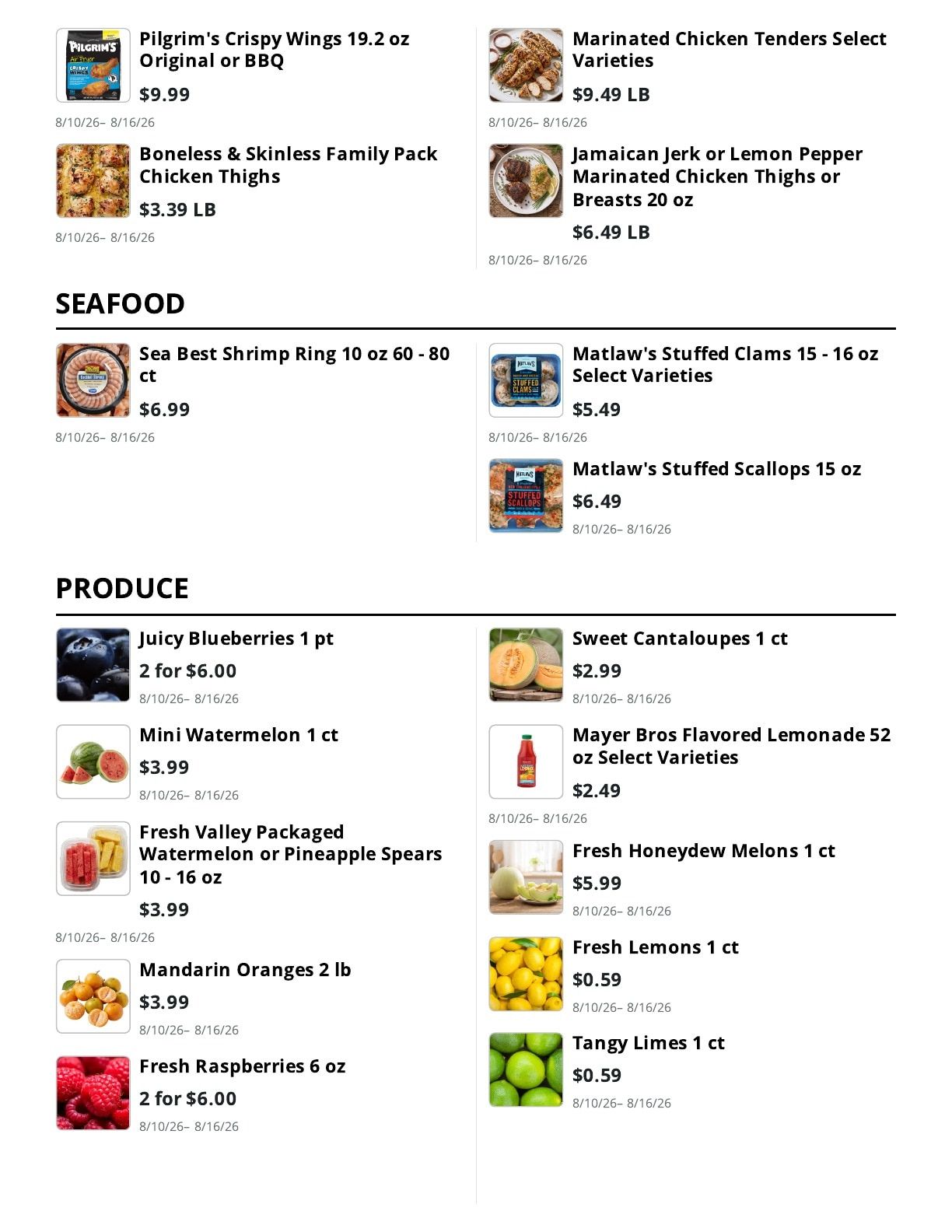 Friends and Family Market Weekly Ad August 10 - 16, 2026