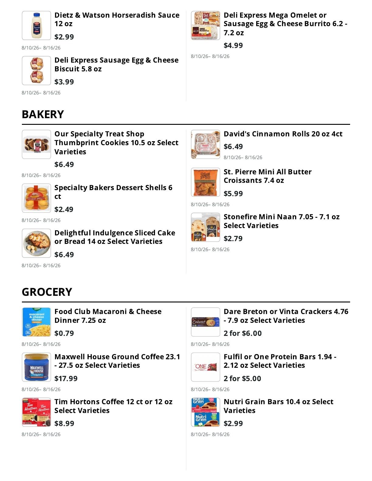 Friends and Family Market Weekly Ad August 10 - 16, 2026