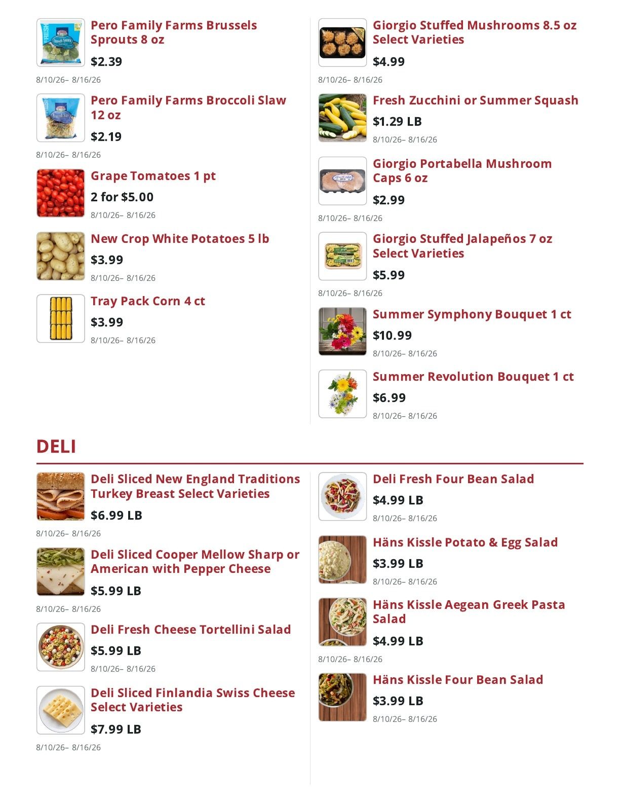 Beals Oakfield Thriftway Weekly Ad August 10 - 16, 2026
