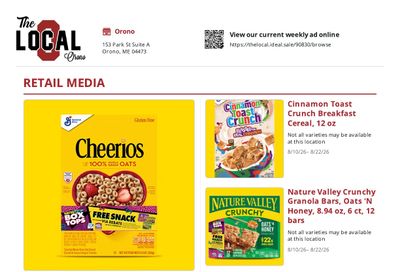 The Local Weekly Ad August 10 - 22, 2026