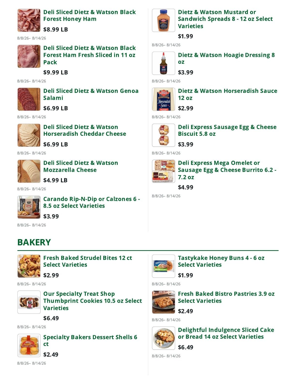 Sleeper's Market Weekly Ad August 8 - 14, 2026