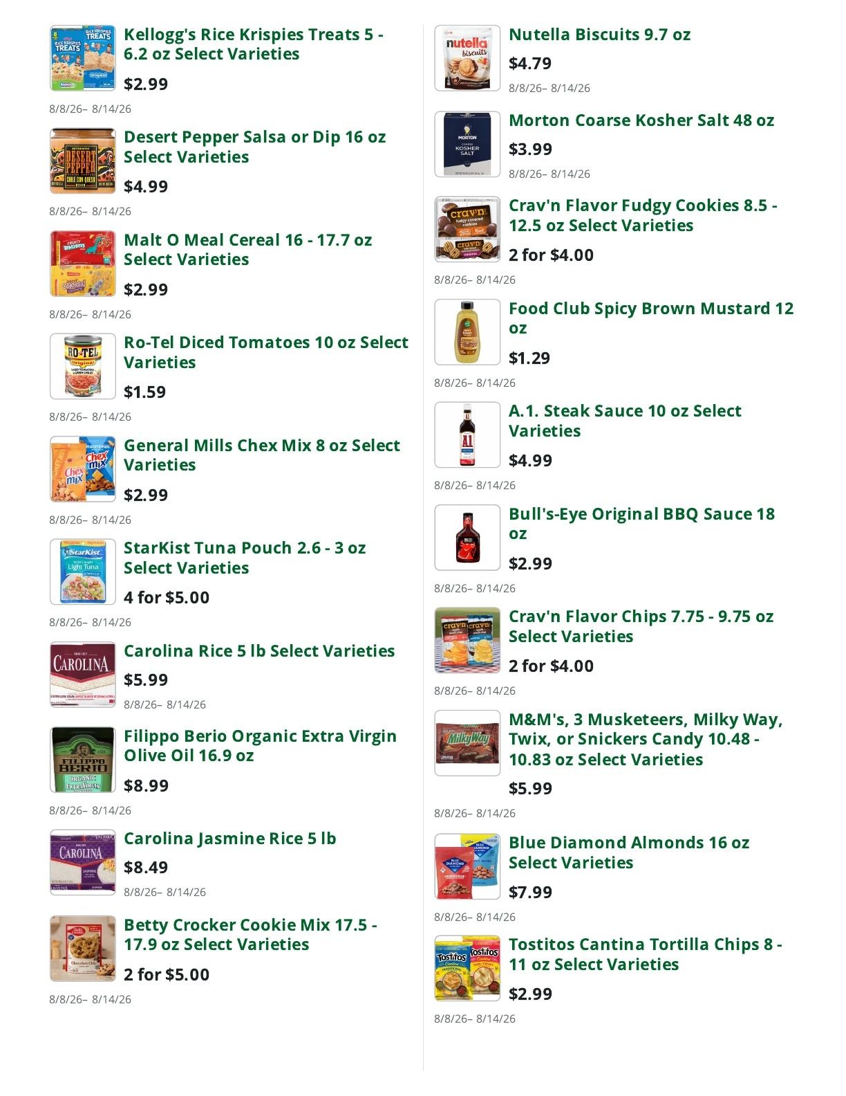 Sleeper's Market Weekly Ad August 8 - 14, 2026