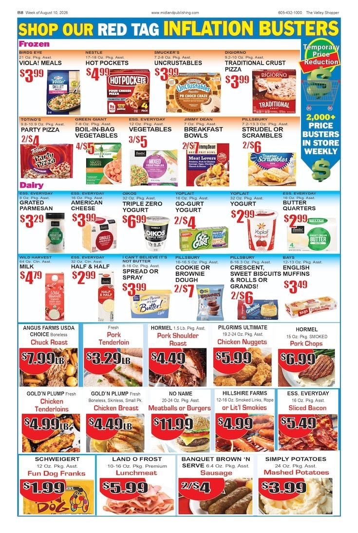 Darold's Supervalu Weekly Ad August 10 - 16, 2026