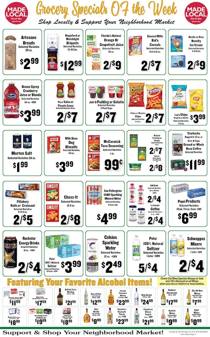 Glen Ellen Village Market Weekly Ad August 12 - 18, 2026