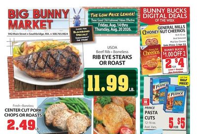 Big Bunny Market Weekly Ad August 14 - 20, 2026