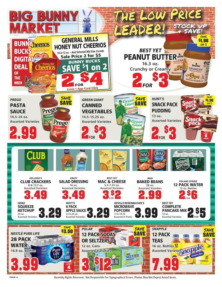 Big Bunny Market Weekly Ad August 14 - 20, 2026