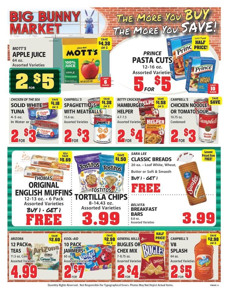 Big Bunny Market Weekly Ad August 14 - 20, 2026