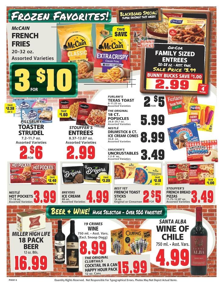 Big Bunny Market Weekly Ad August 14 - 20, 2026