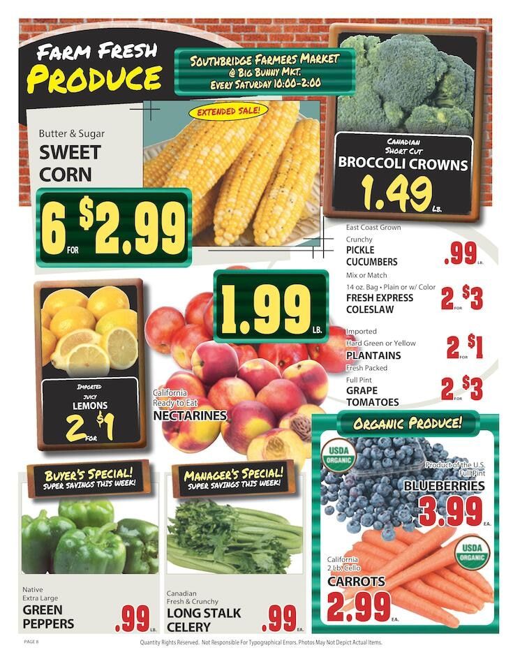 Big Bunny Market Weekly Ad August 14 - 20, 2026