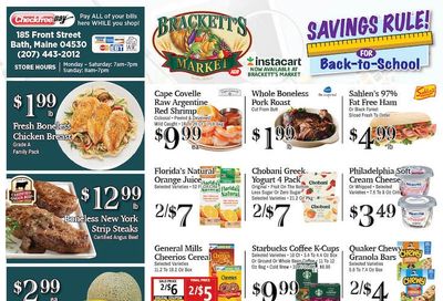 Brackett's Market Weekly Ad August 14 - 20, 2026