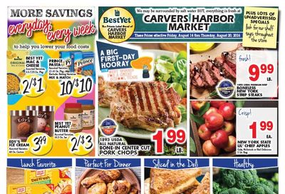 Carver's Harbor Market Weekly Ad August 14 - 20, 2026