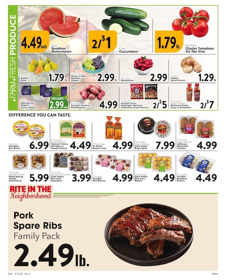 Cramer Hill Supermarket Weekly Ad August 4 - 20, 2026