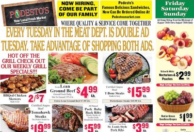 Podesto's Market Weekly Ad August 12 - 18, 2026