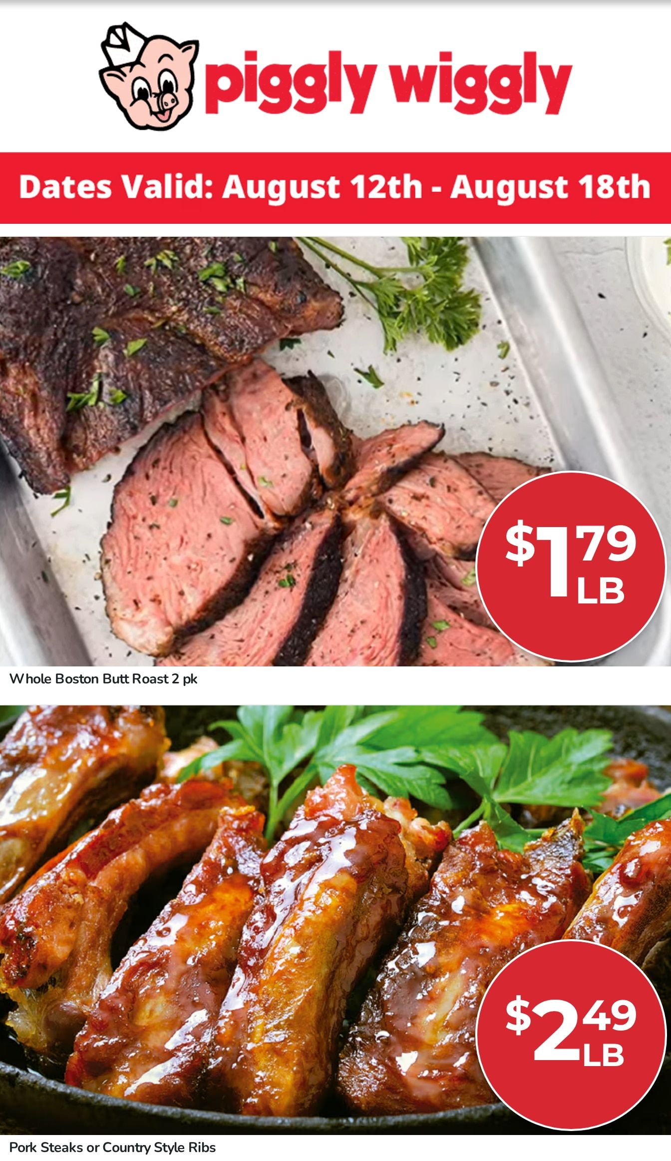 Camden Piggly Wiggly Weekly Ad August 12 - 18, 2026