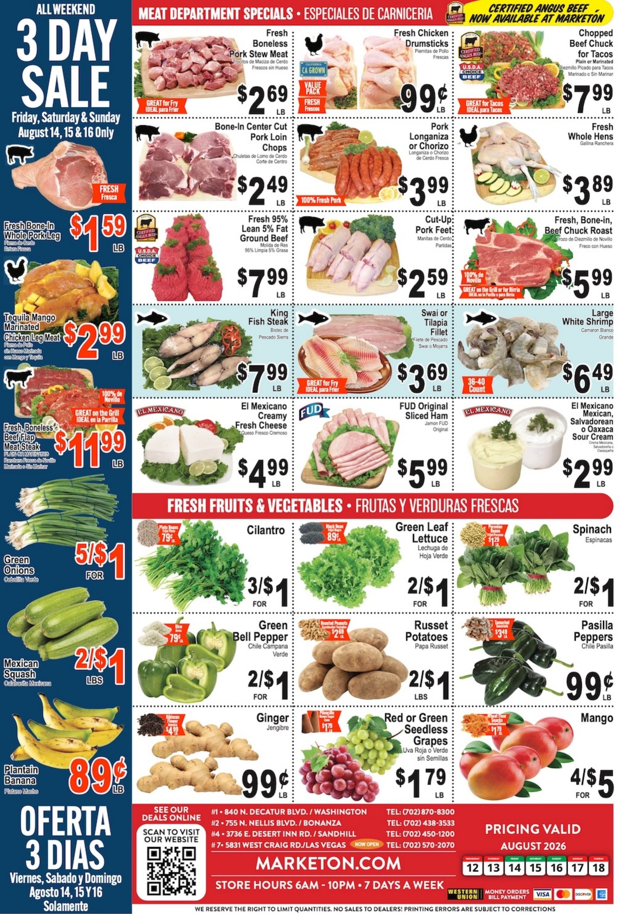 Marketon (Nevada) Weekly Ad August 12 - 18, 2026