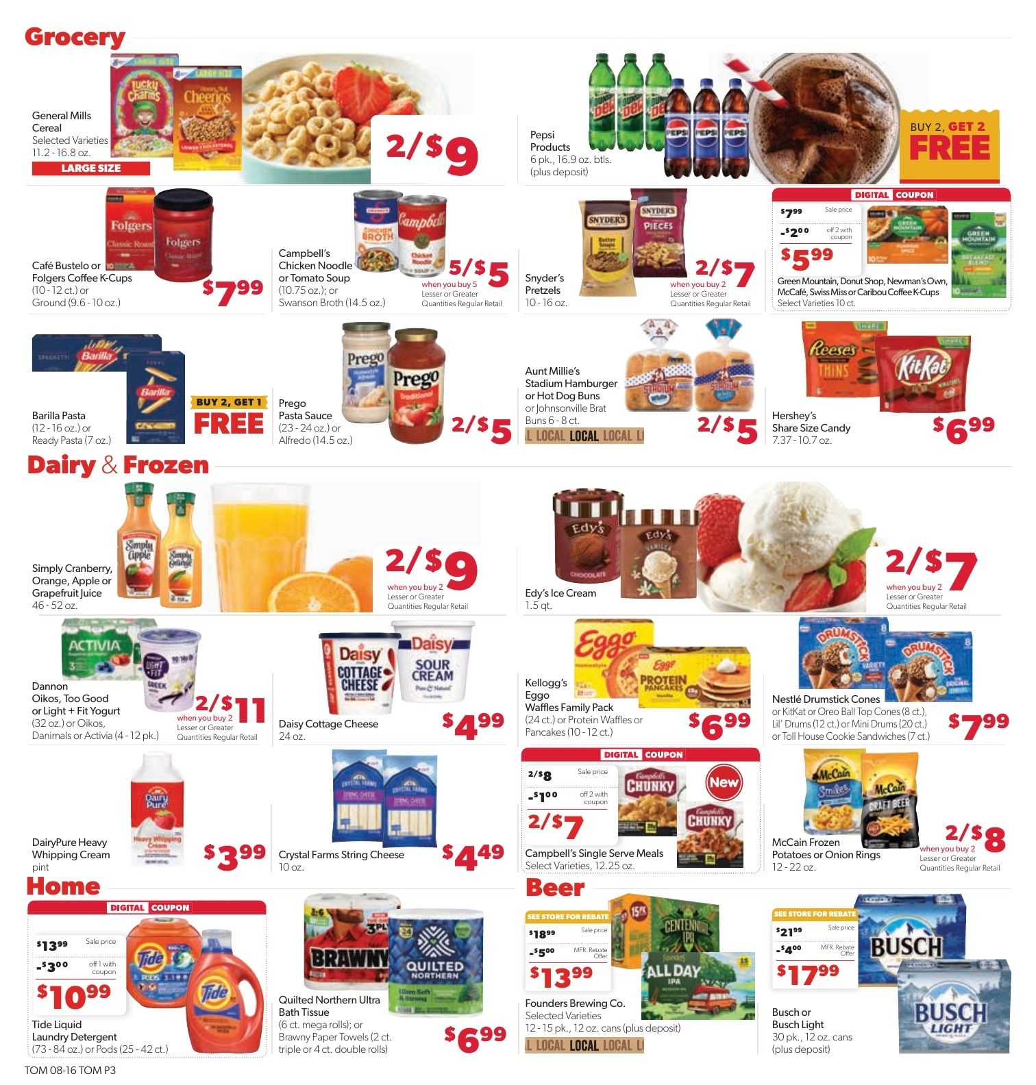 Tom's Food Center (Okemos, MI) Weekly Ad August 16 - 22, 2026