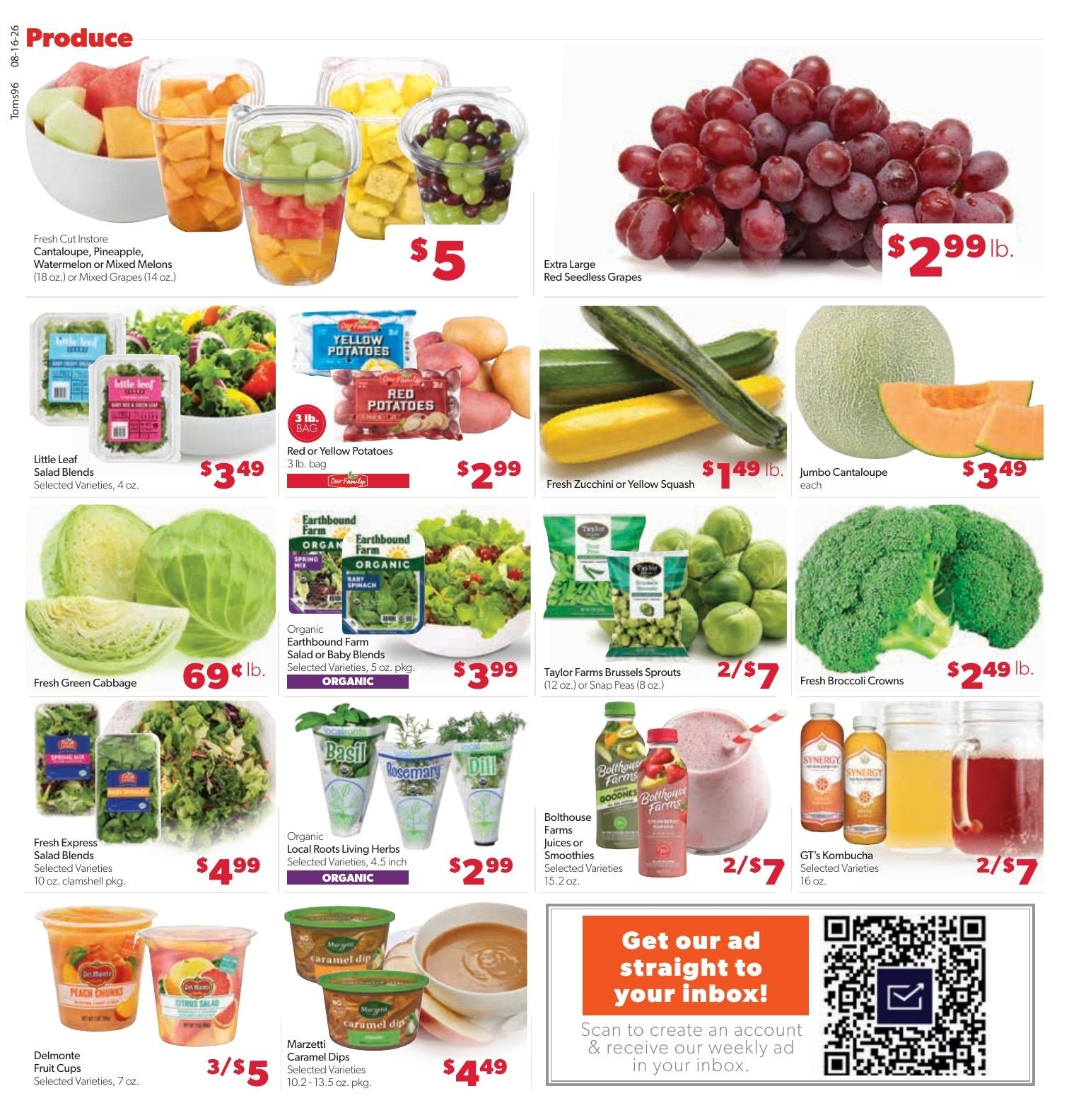 Tom's Food Center (Portland, MI) Weekly Ad August 16 - 22, 2026