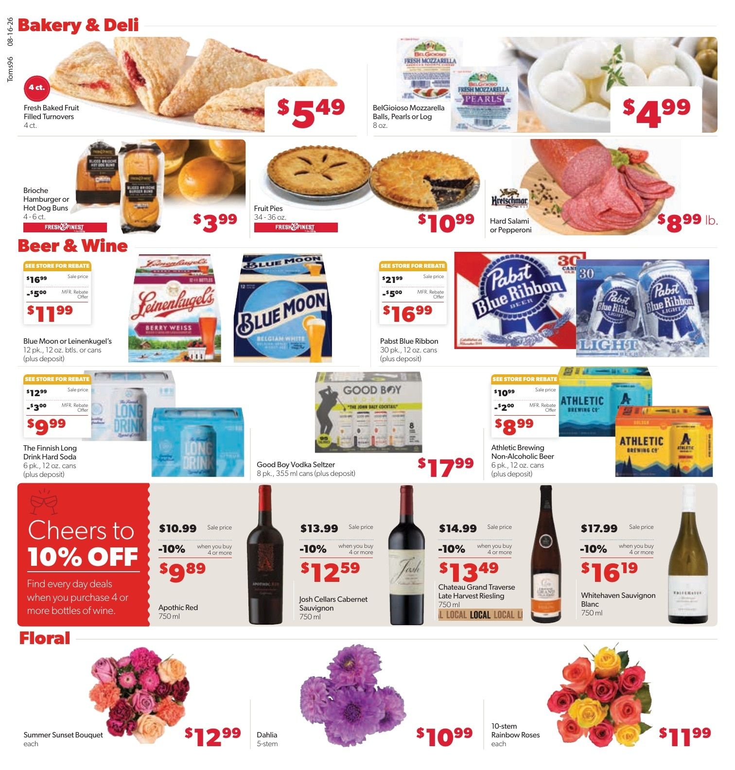 Tom's Food Center (Portland, MI) Weekly Ad August 16 - 22, 2026