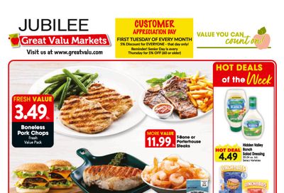 Trout's Jubilee Foods Weekly Ad August 12 - 18, 2026
