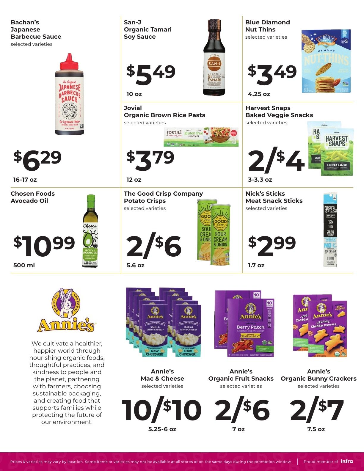 Natural Health Organic Foods Weekly Ad August 12 - 25, 2026