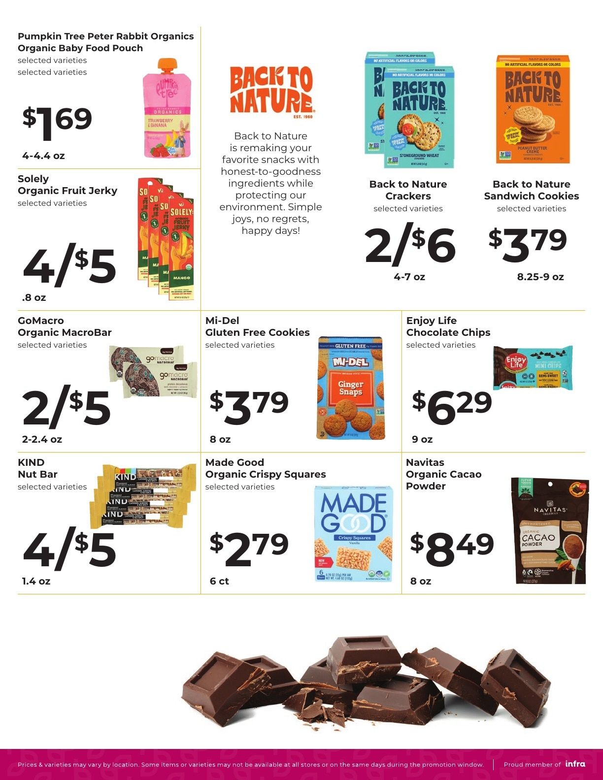 Natural Health Organic Foods Weekly Ad August 12 - 25, 2026