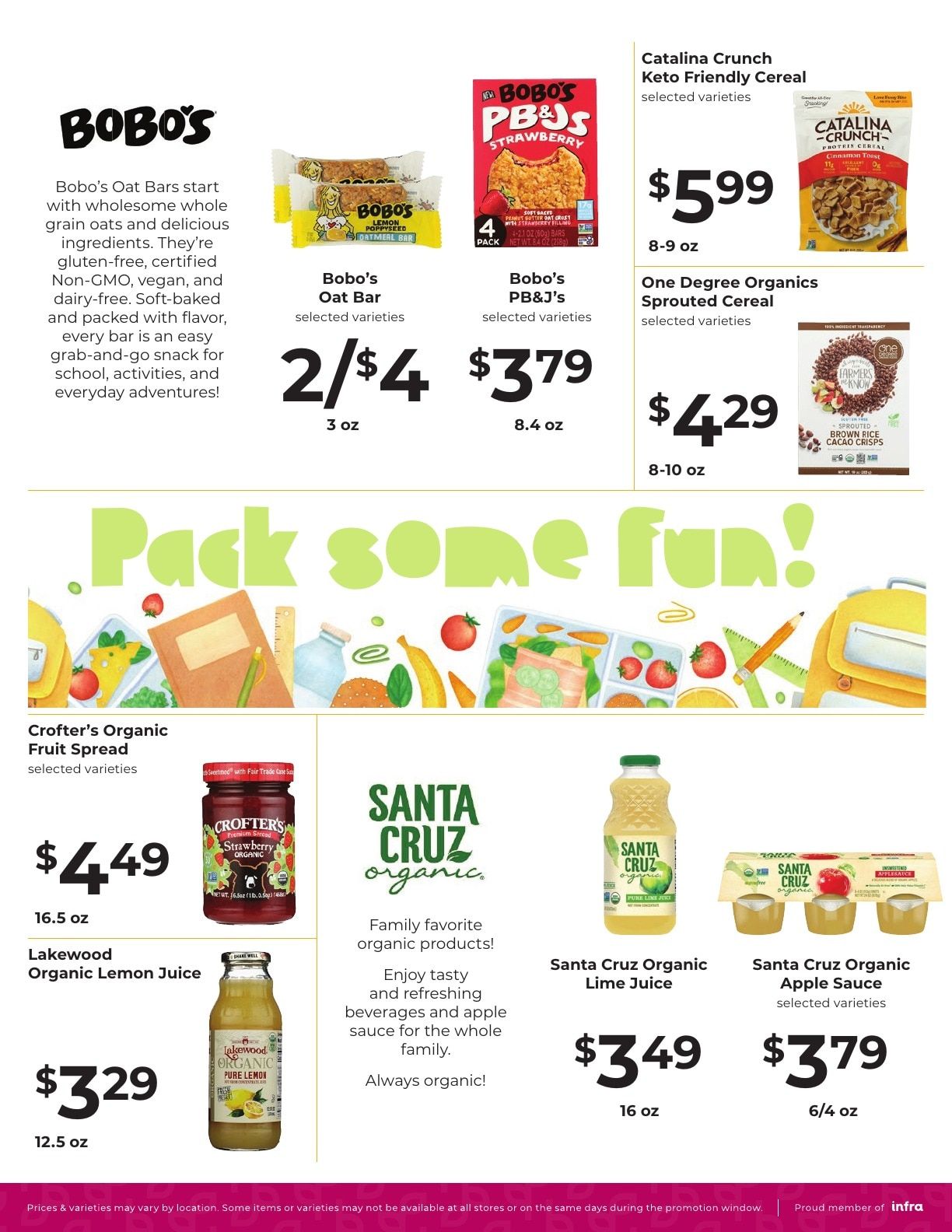 Natural Health Organic Foods Weekly Ad August 12 - 25, 2026