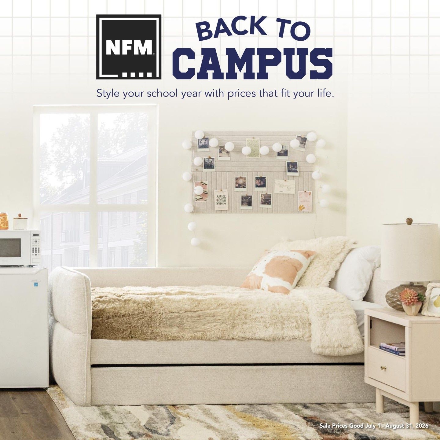 Nebraska Furniture Mart Back to Campus Catalog Weekly Ad June 23 - September 30, 2026
