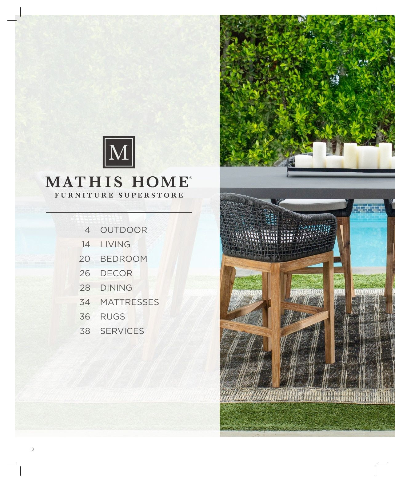 Mathis Home Summer Lookbook Weekly Ad July 31 - September 30, 2026
