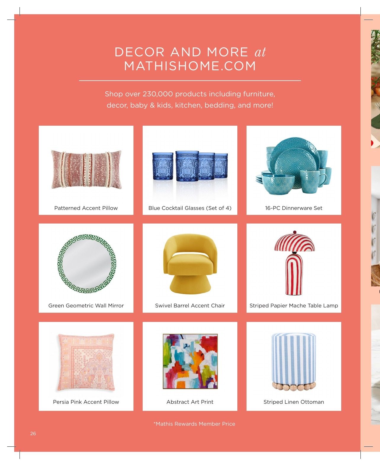 Mathis Home Summer Lookbook Weekly Ad July 31 - September 30, 2026