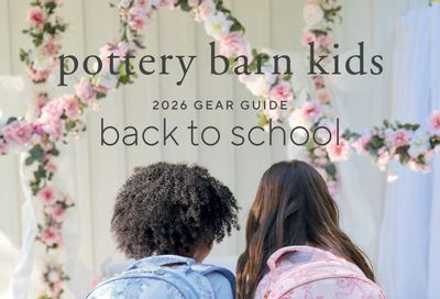 Pottery Barn Kids Back to School Gear Guide Weekly Ad June 23 - September 30, 2026