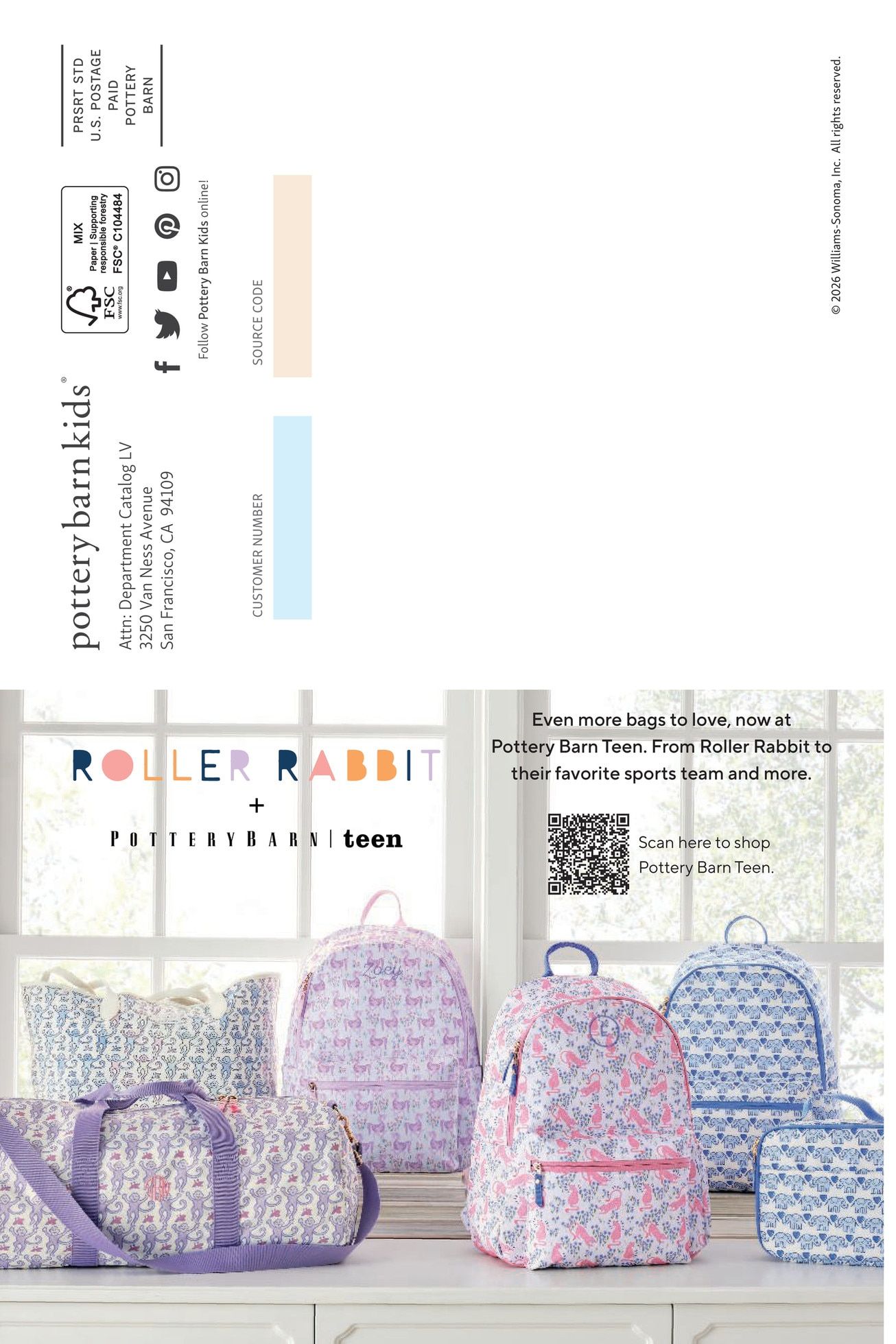 Pottery Barn Kids Back to School Gear Guide Weekly Ad June 23 - September 30, 2026