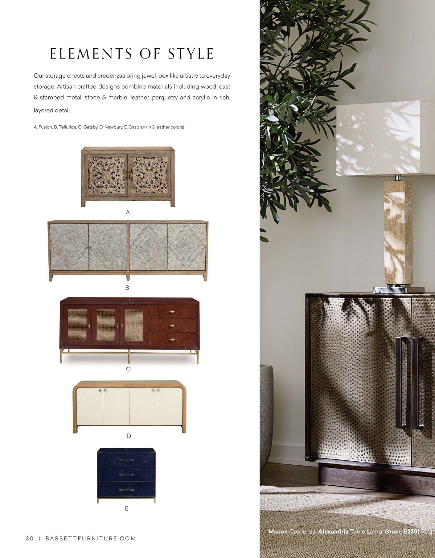 Bassett Furniture Fall Catalog Weekly Ad July 23 - November 30, 2026