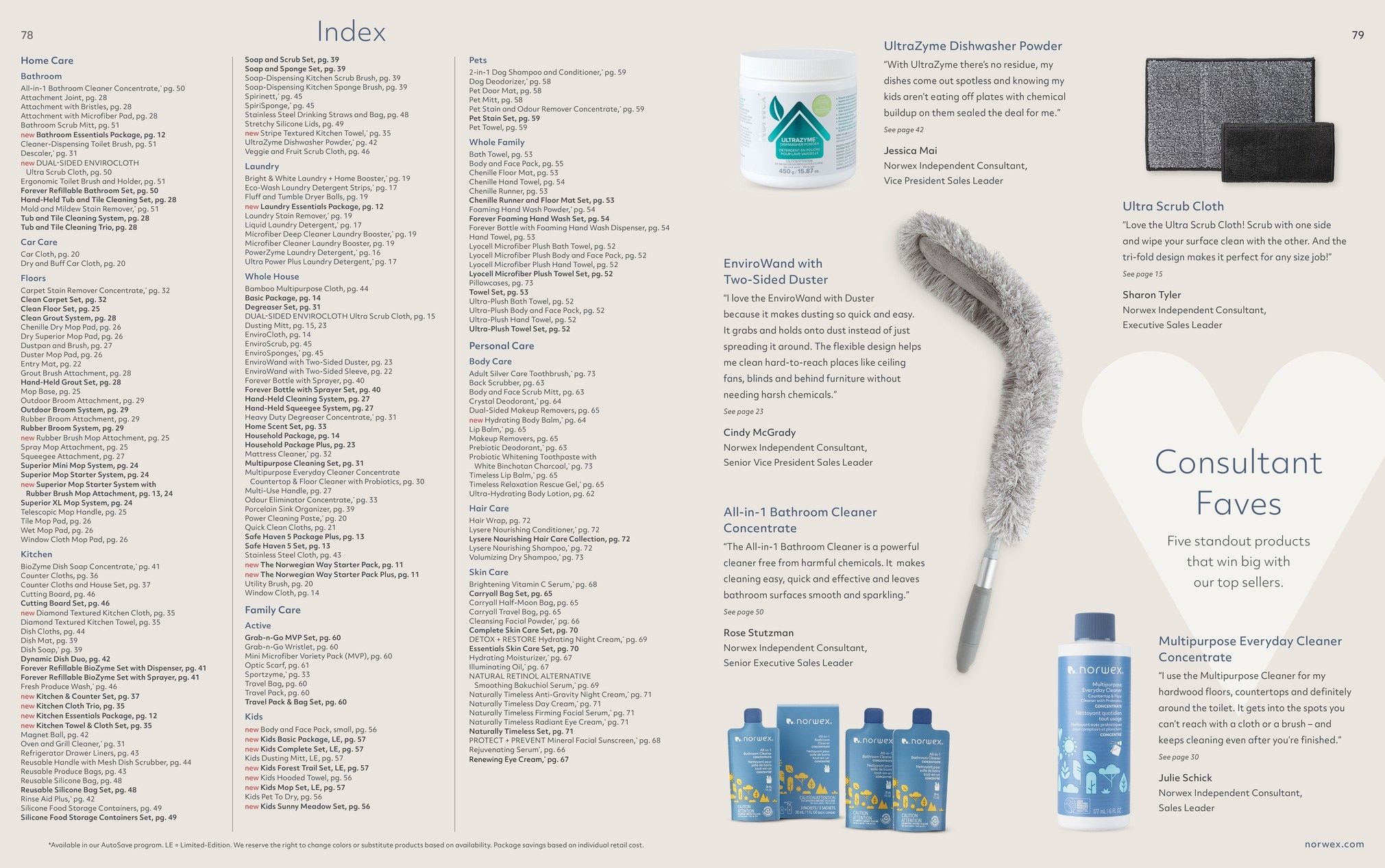 Norwex Fall Catalog Weekly Ad August 10 - November 30, 2026