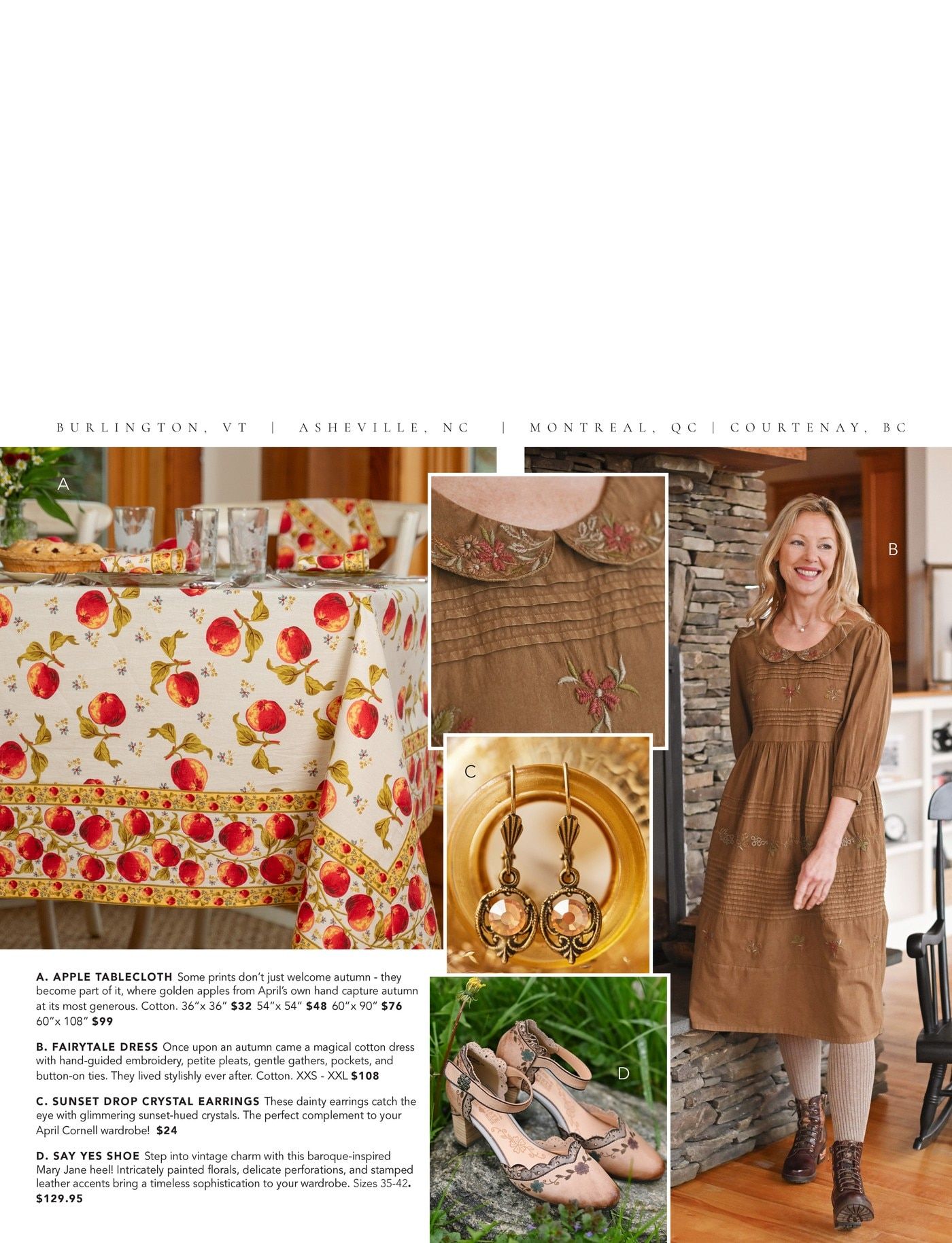 April Cornell Fall Winter Catalog Weekly Ad July 22, 2026 - January 31, 2027