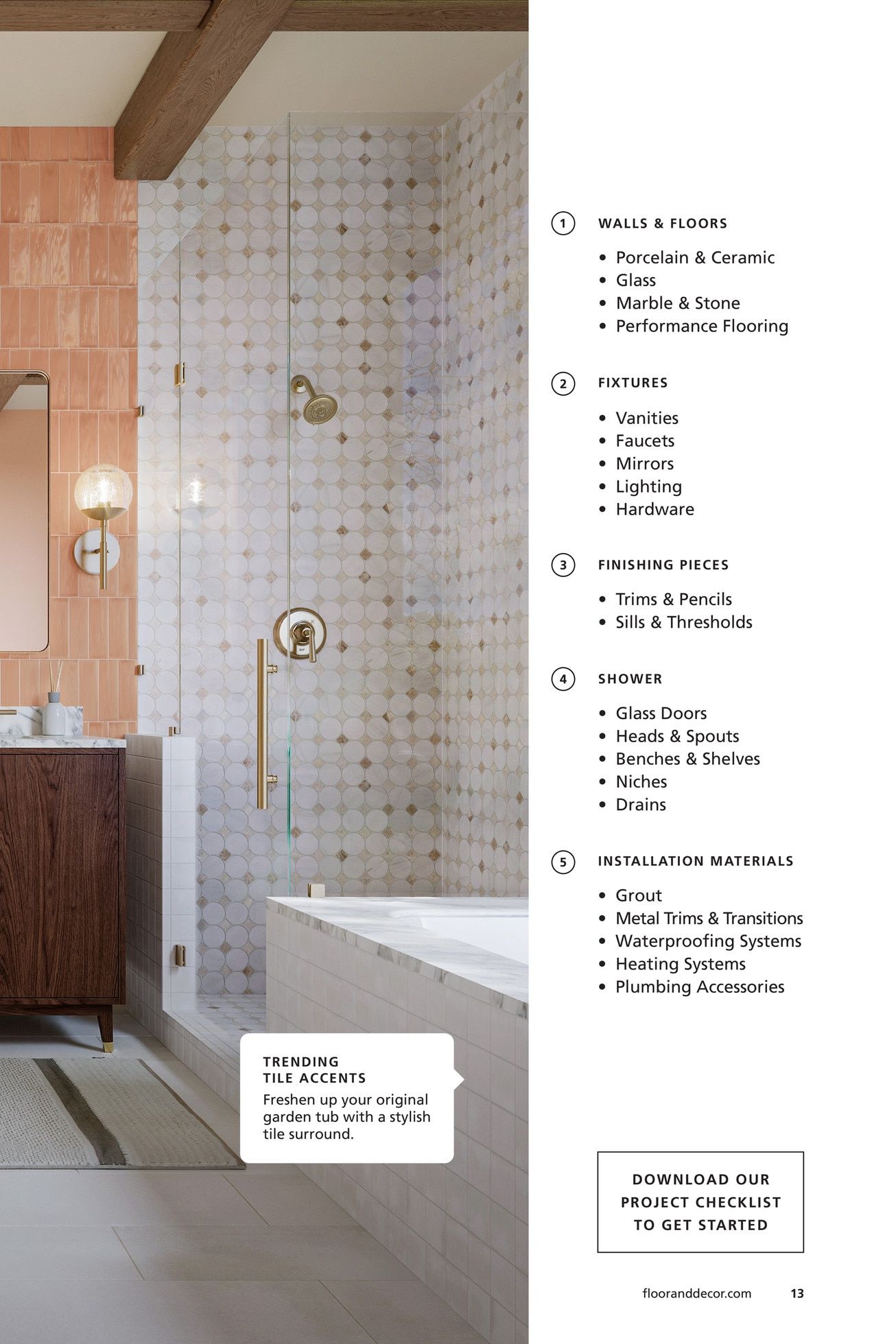 Floor & Decor Bathroom Lookbook Weekly Ad April 9, 2026 - April 8, 2027