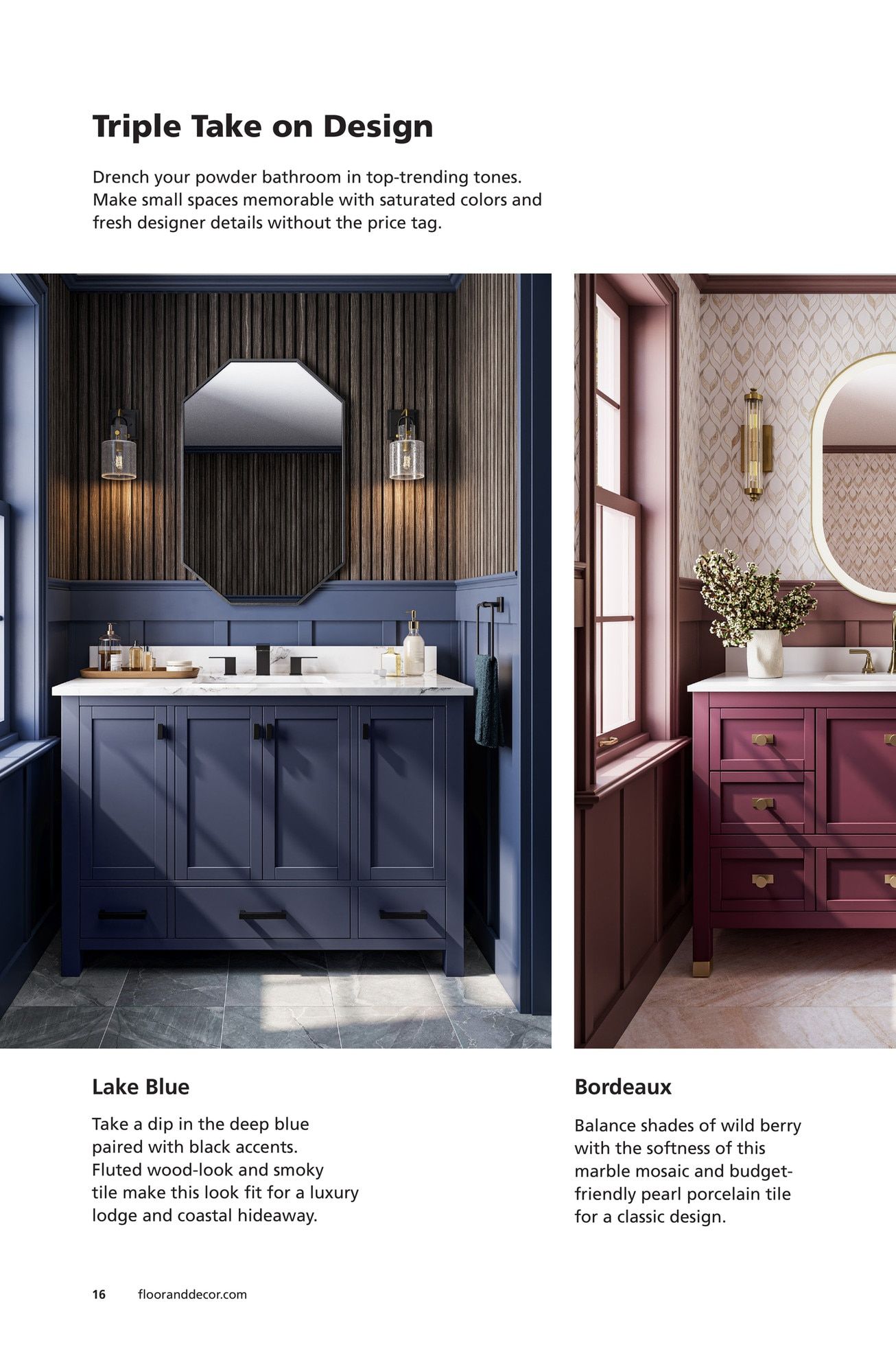 Floor & Decor Bathroom Lookbook Weekly Ad April 9, 2026 - April 8, 2027