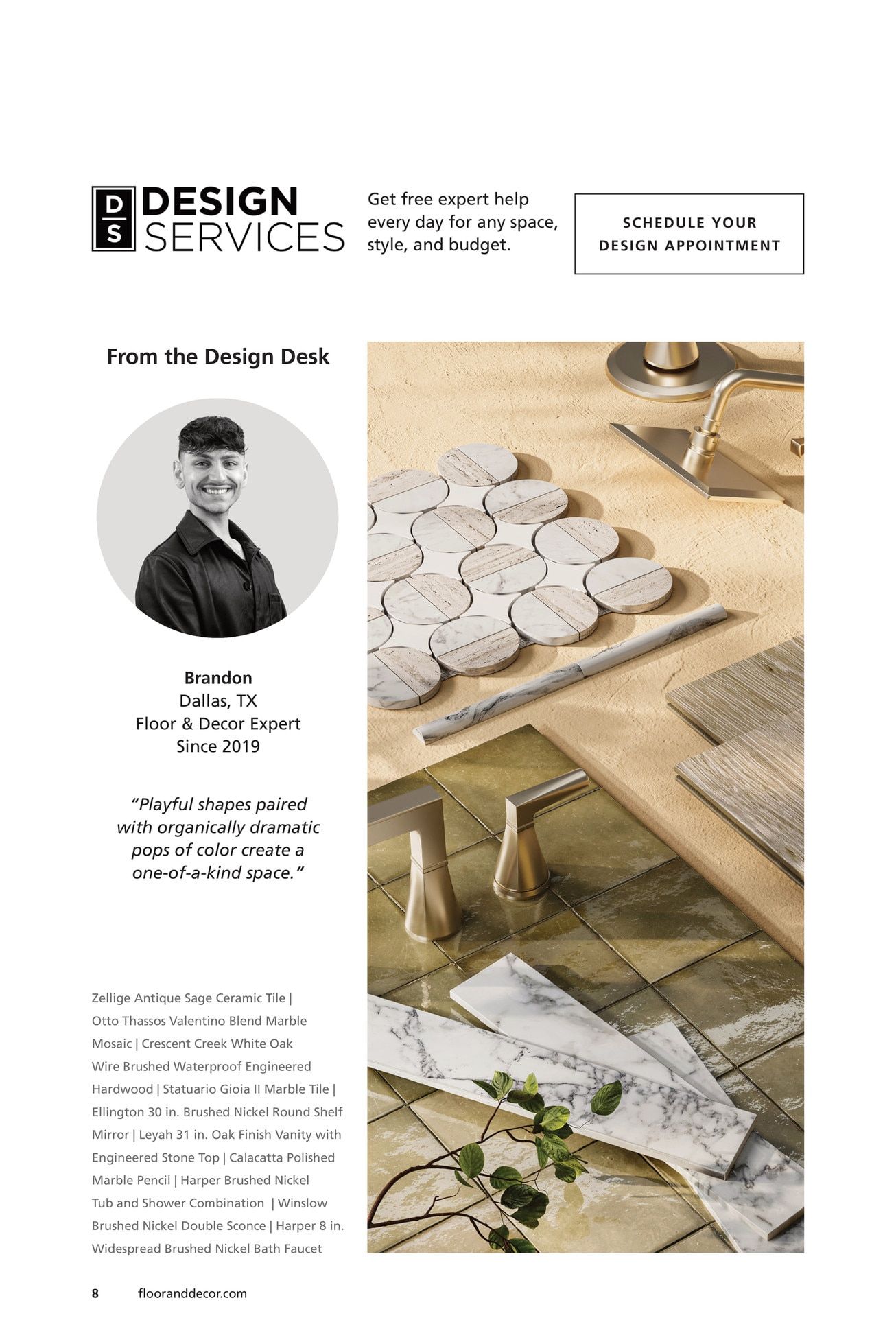 Floor & Decor Bathroom Lookbook Weekly Ad April 9, 2026 - April 8, 2027