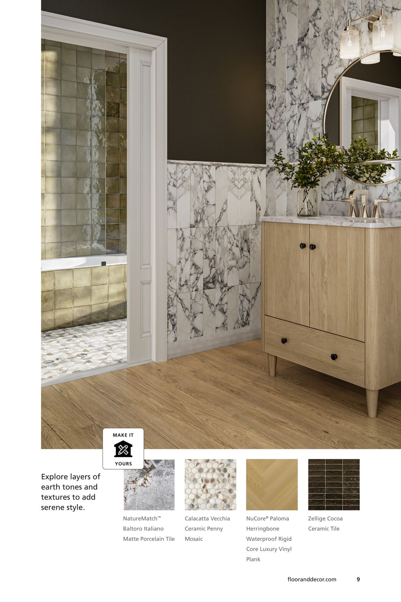 Floor & Decor Bathroom Lookbook Weekly Ad April 9, 2026 - April 8, 2027