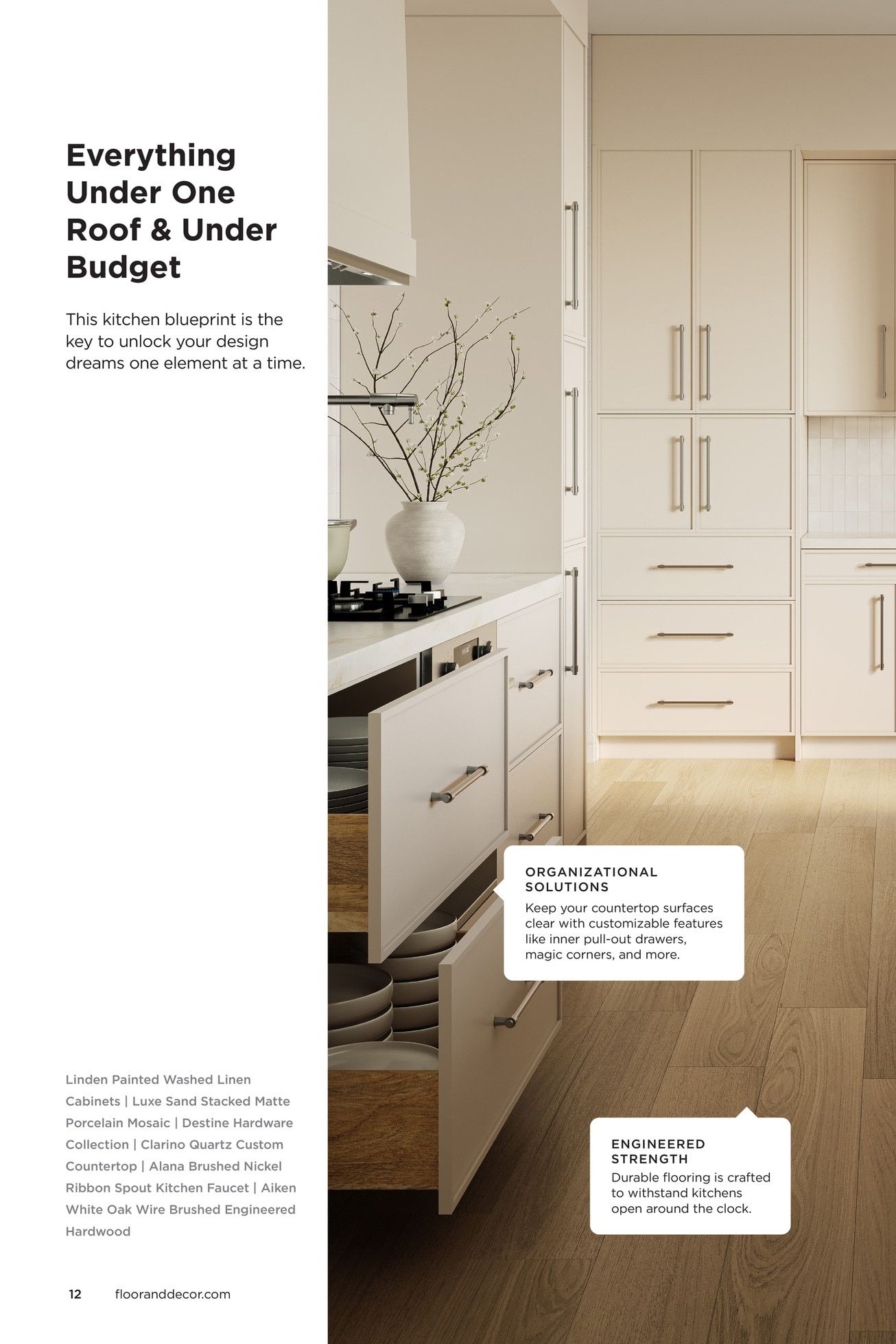 Floor & Decor Kitchen Lookbook Weekly Ad February 16, 2026 - February 15, 2027