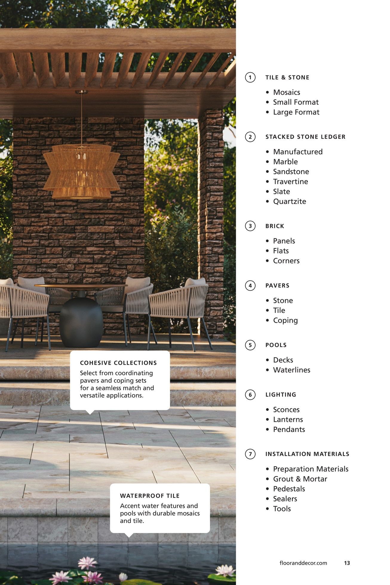Floor & Decor Outdoor Lookbook Weekly Ad March 31, 2026 - March 30, 2027