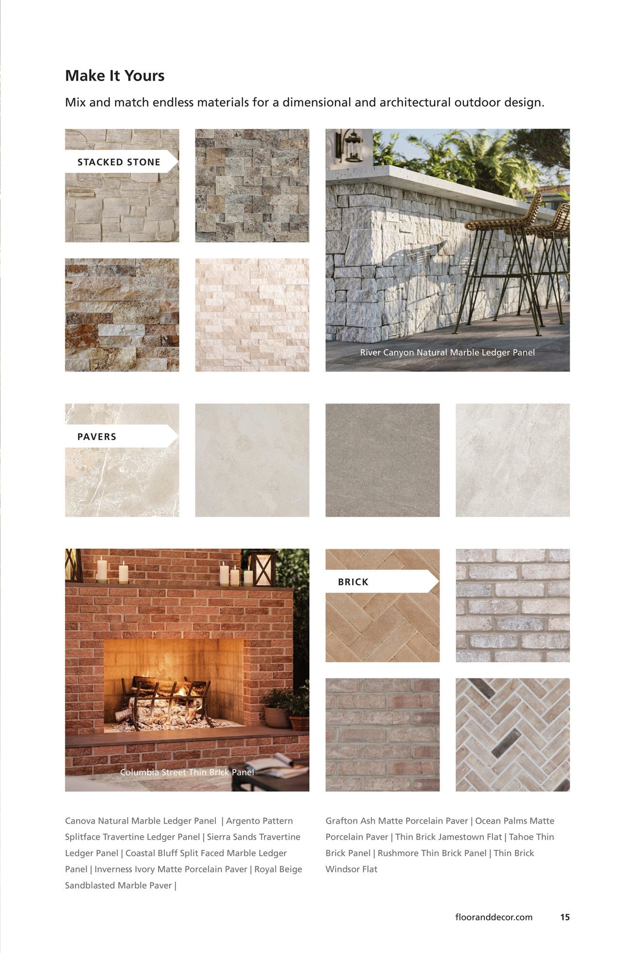 Floor & Decor Outdoor Lookbook Weekly Ad March 31, 2026 - March 30, 2027