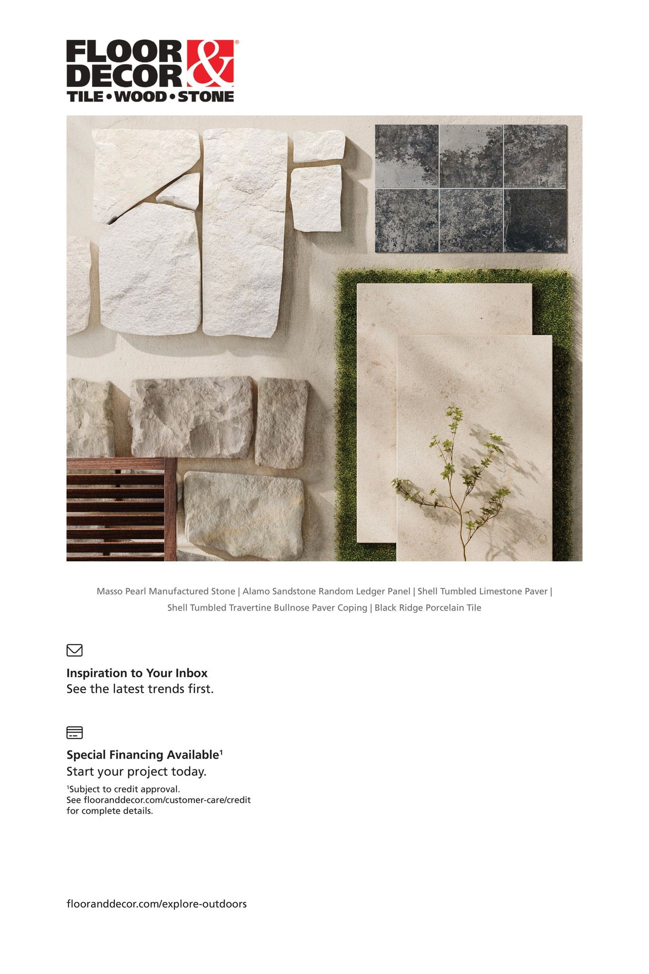 Floor & Decor Outdoor Lookbook Weekly Ad March 31, 2026 - March 30, 2027