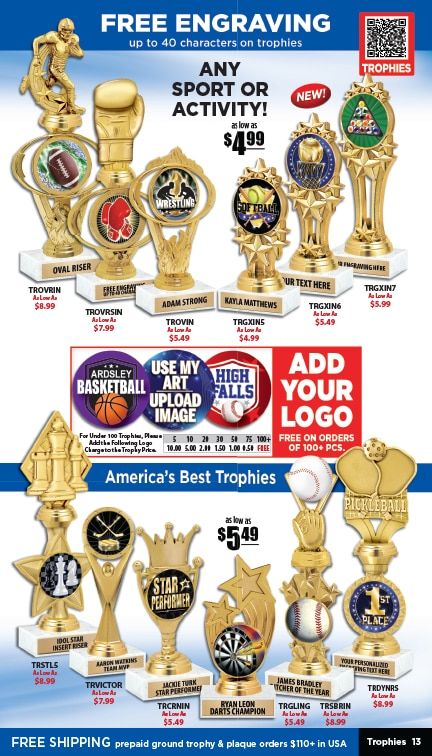 Crown Awards Catalog Weekly Ad December 31, 2025 - December 31, 2026