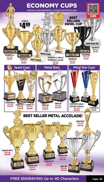 Crown Awards Catalog Weekly Ad December 31, 2025 - December 31, 2026