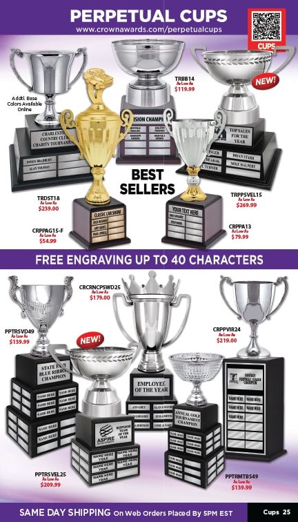 Crown Awards Catalog Weekly Ad December 31, 2025 - December 31, 2026