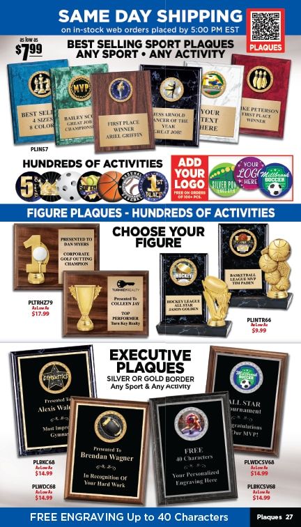 Crown Awards Catalog Weekly Ad December 31, 2025 - December 31, 2026